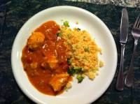 mit Couscous und Gemüse